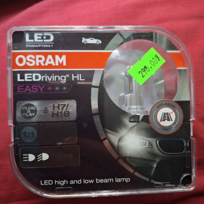 Żarówki Osram H7 LEDriving HL EASY H7/H1816,2 W 2 szt.