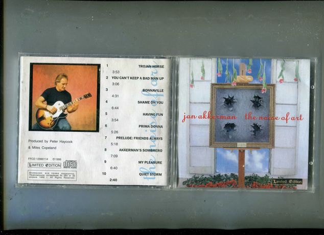 Продаю CD Jan Akkerman “The Noise of Art” – 1990