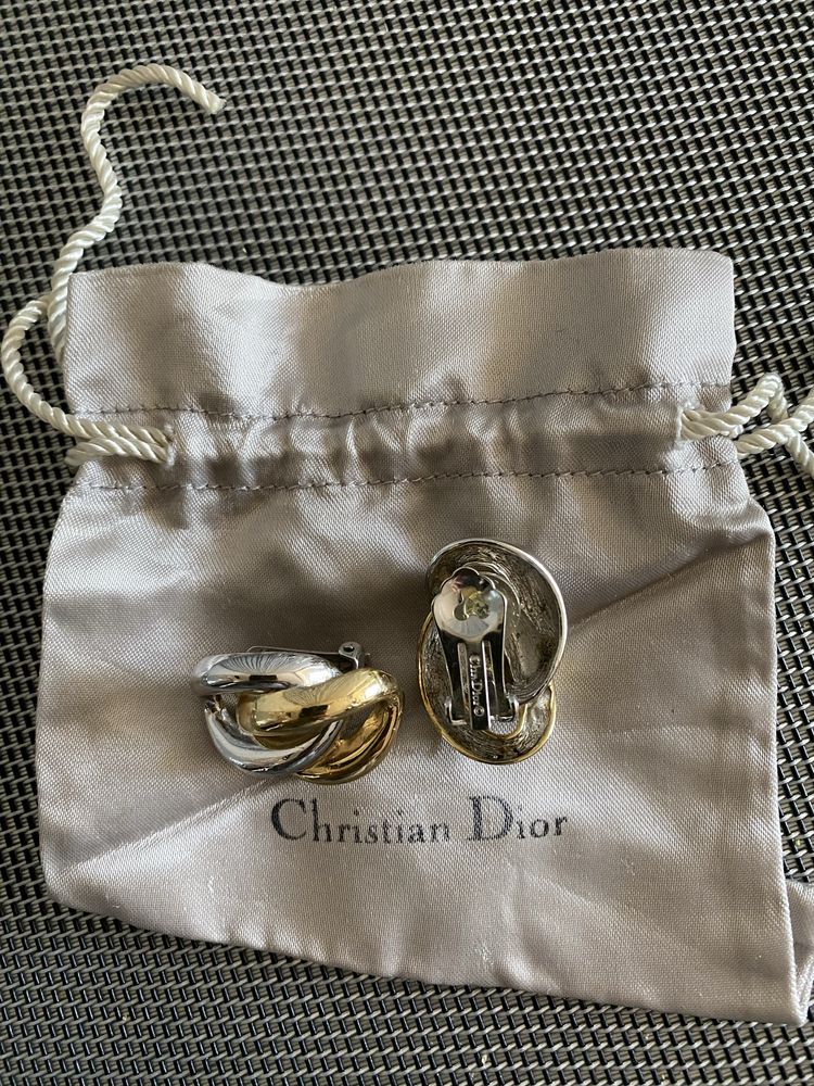 Клипсы Dior оригинал Chanel