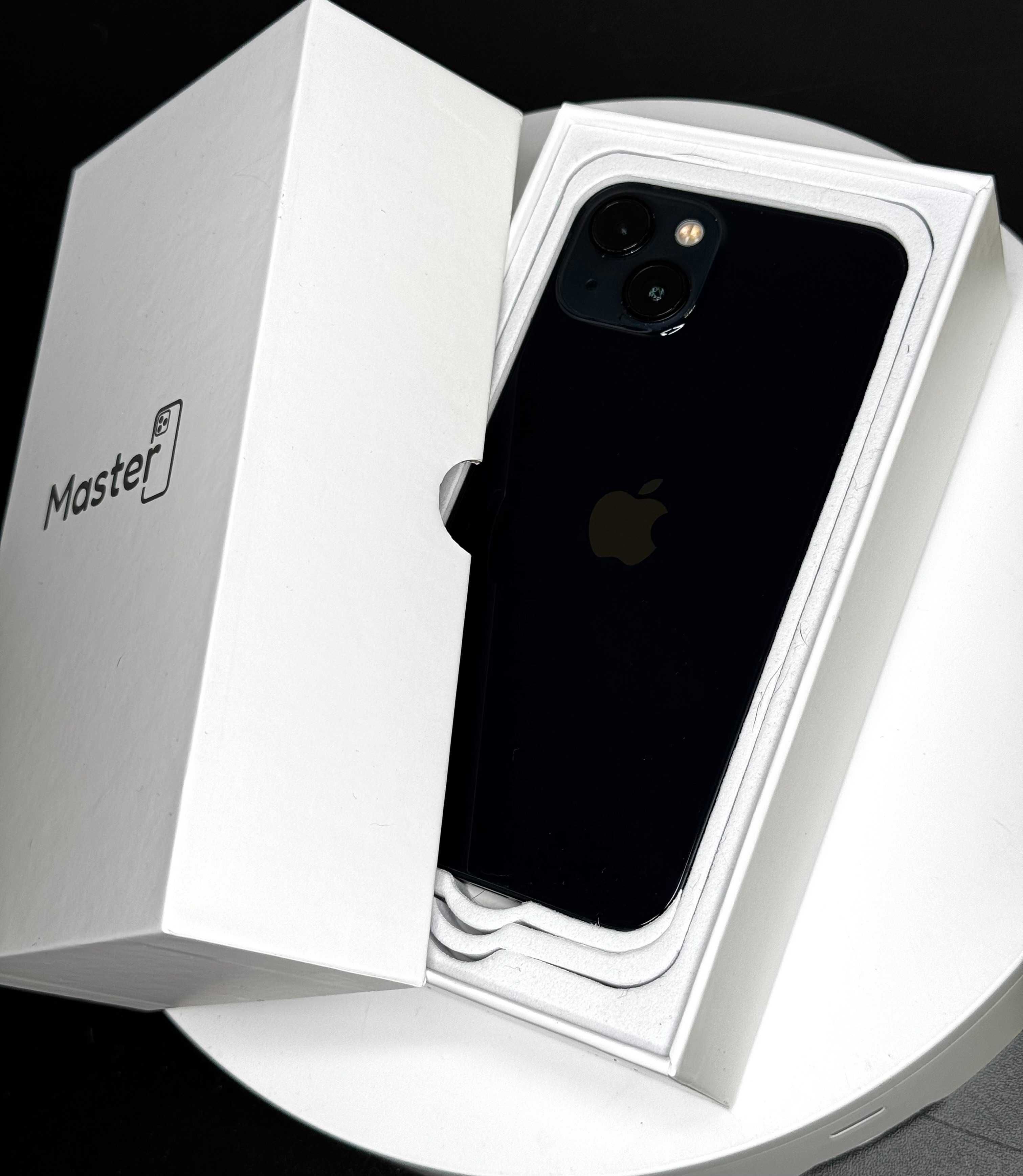 Apple iPhone 13 128GB Midnight jak nowy 100% bat 6msc gwarancji