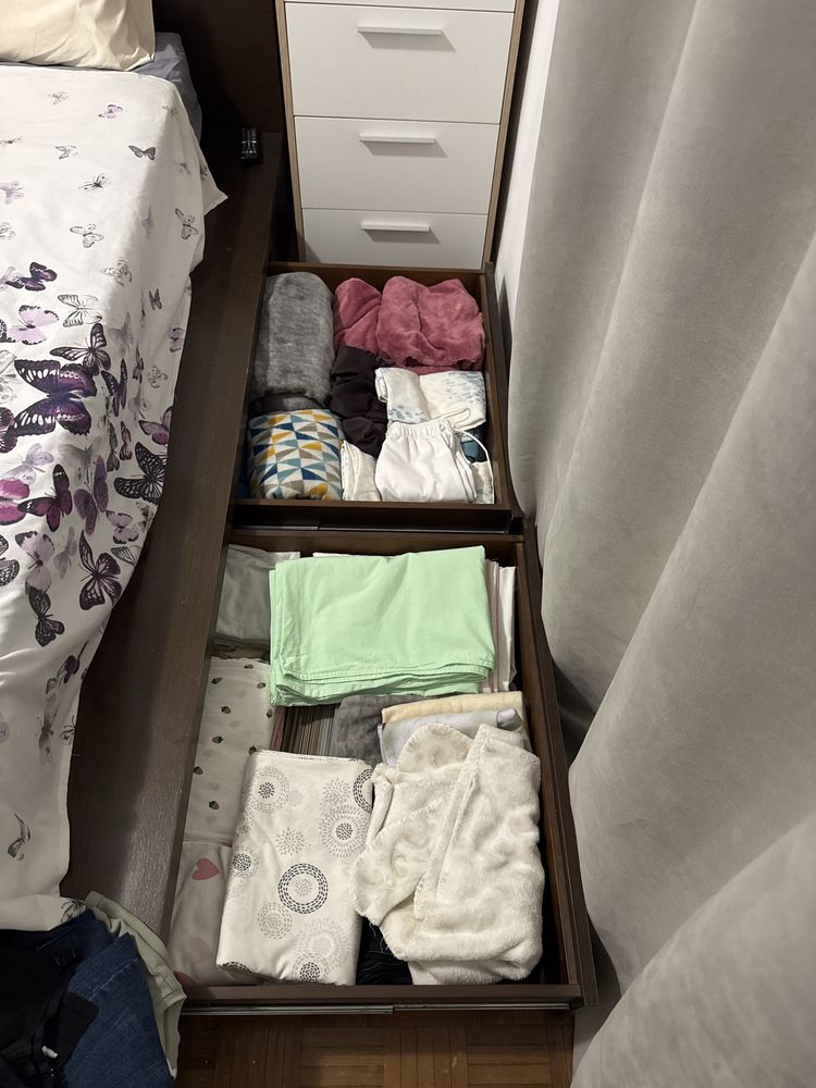 Cama de casal madeira maciça