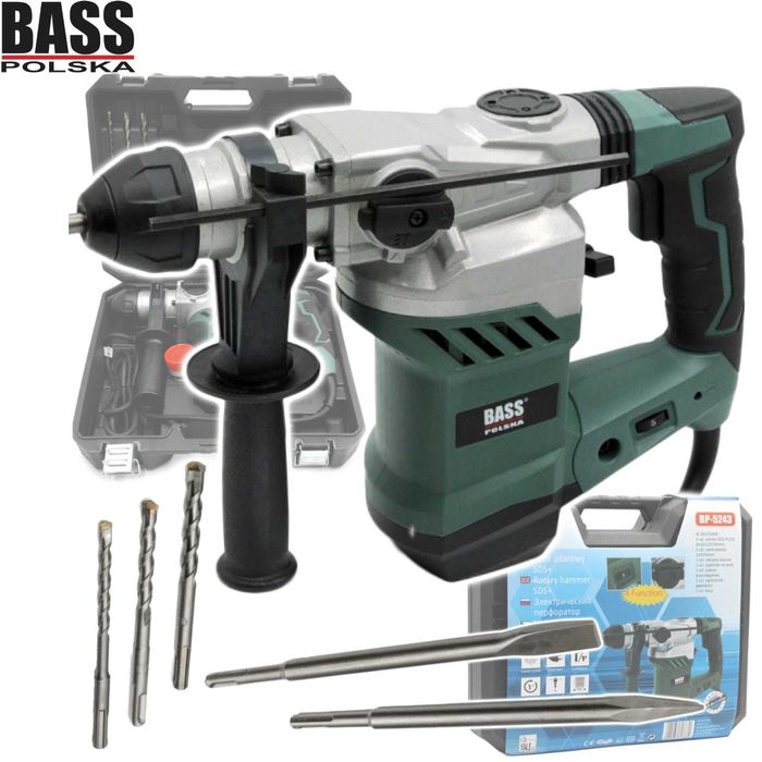 BASS POLSKA Młot Udarowy 10j Obrotowy Sds Plus Młotowiertarka BP5243