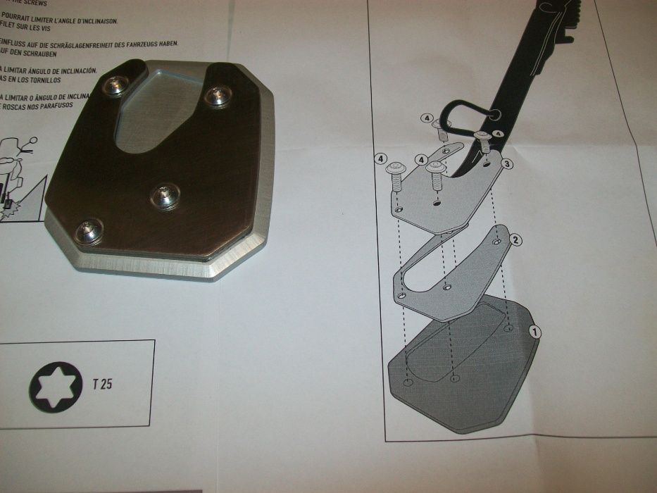 ES1110 Crosstourer 1200 / DTC (12>18) GIVI HONDA poszerzenie stopki