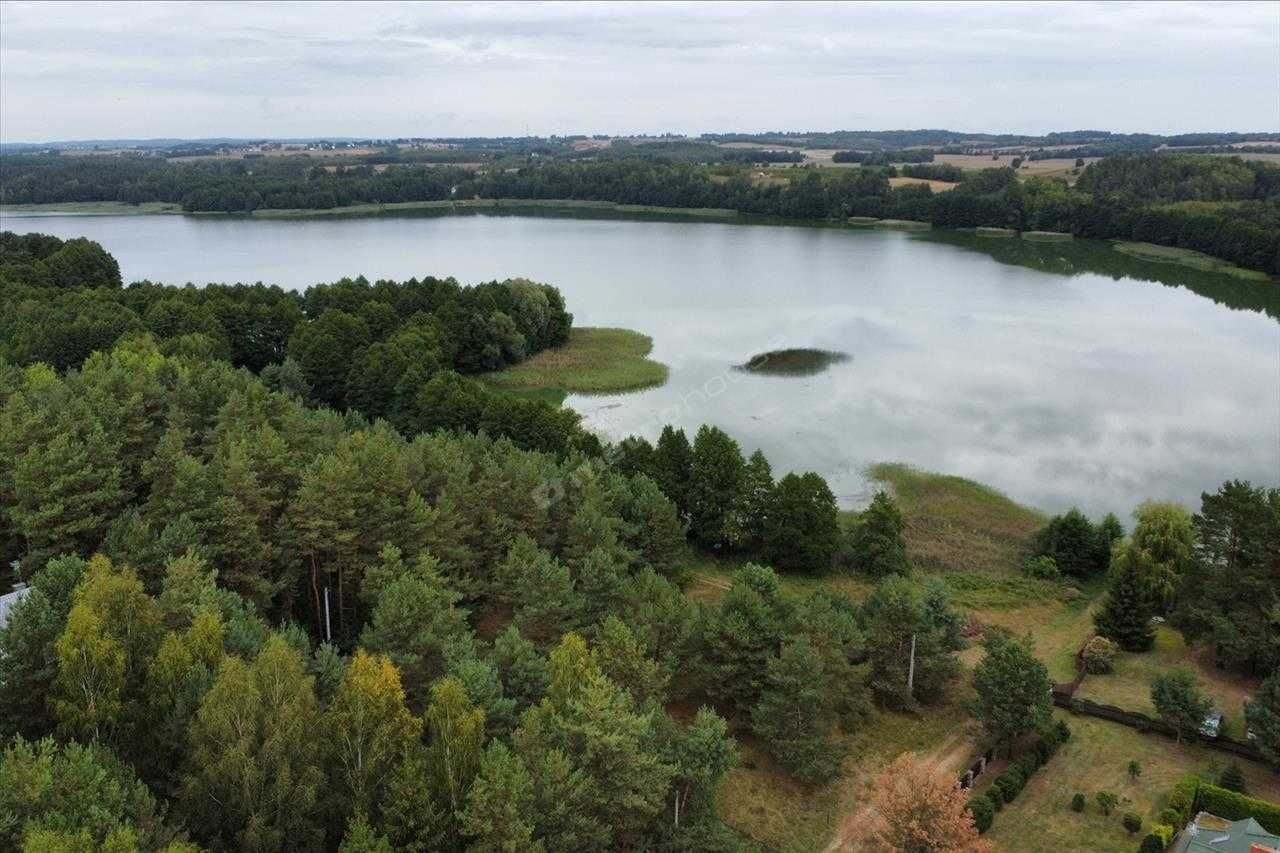 Całoroczny dom nad pięknym  jeziorem z własnym pomostem w Rybnie