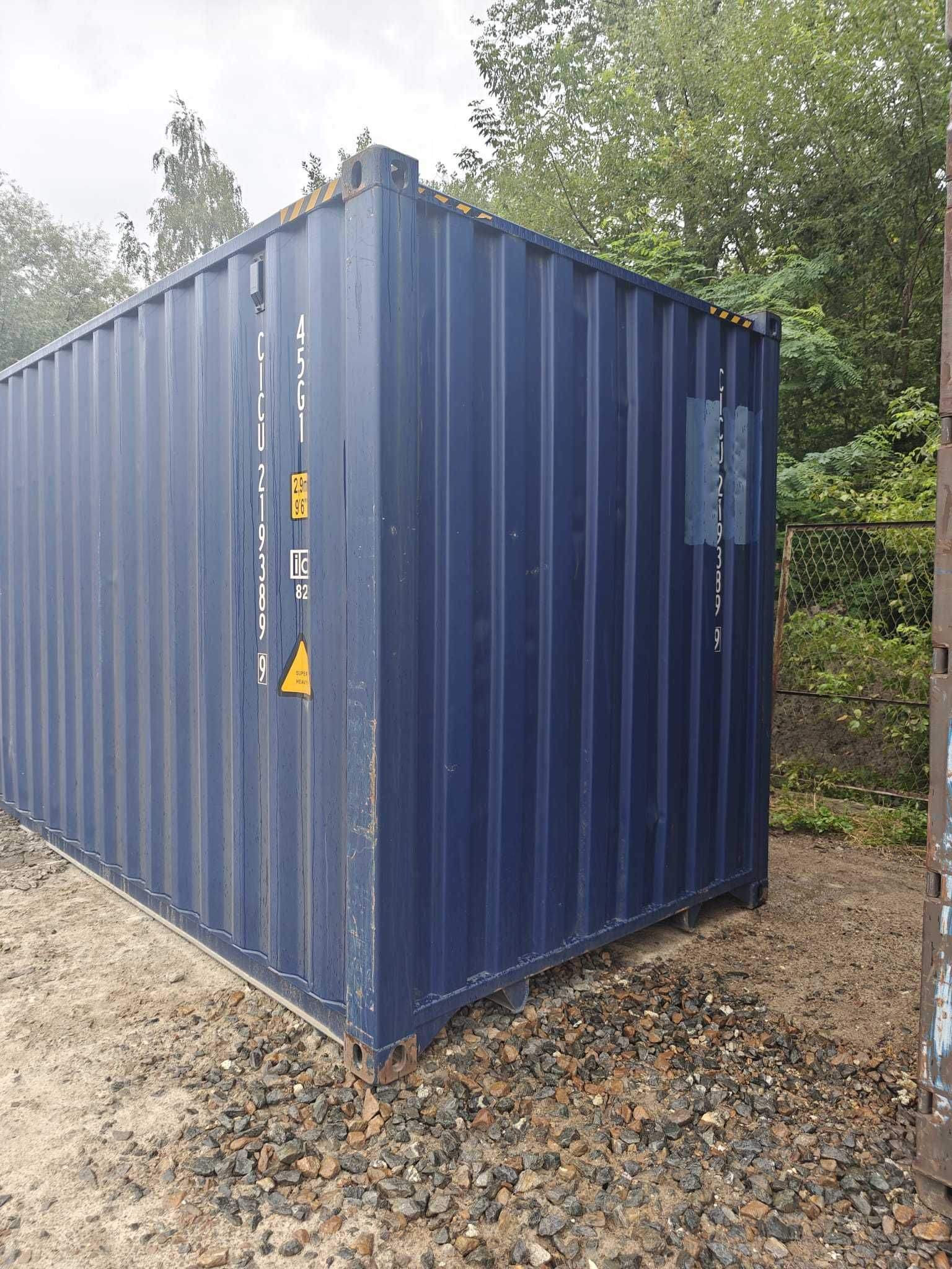 Kontener morski 40'HC 12m magazyn rok 2021 jak nowy wysoki 2,89m