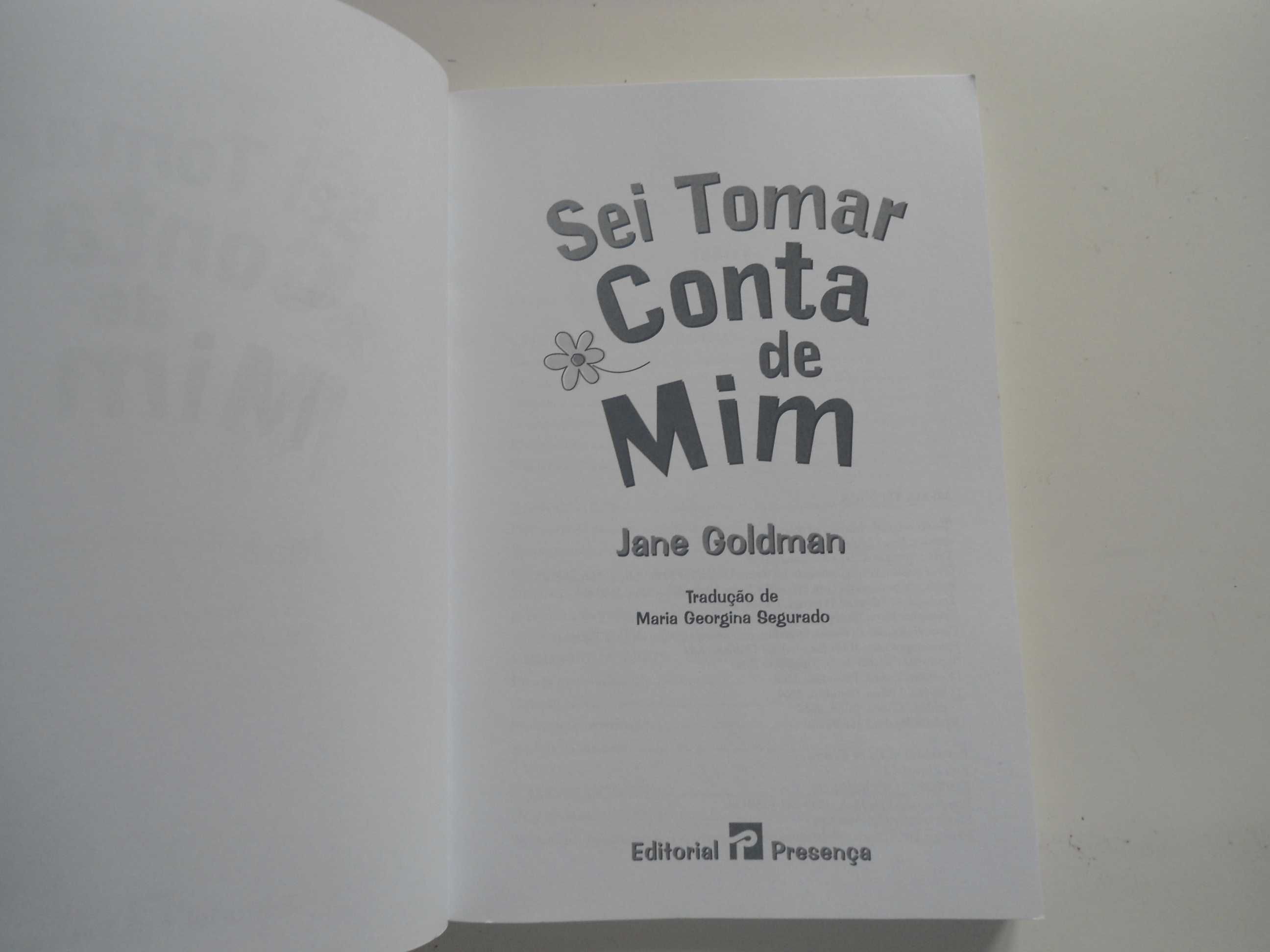 Sei Tomar conta de mim por Jane Goldman