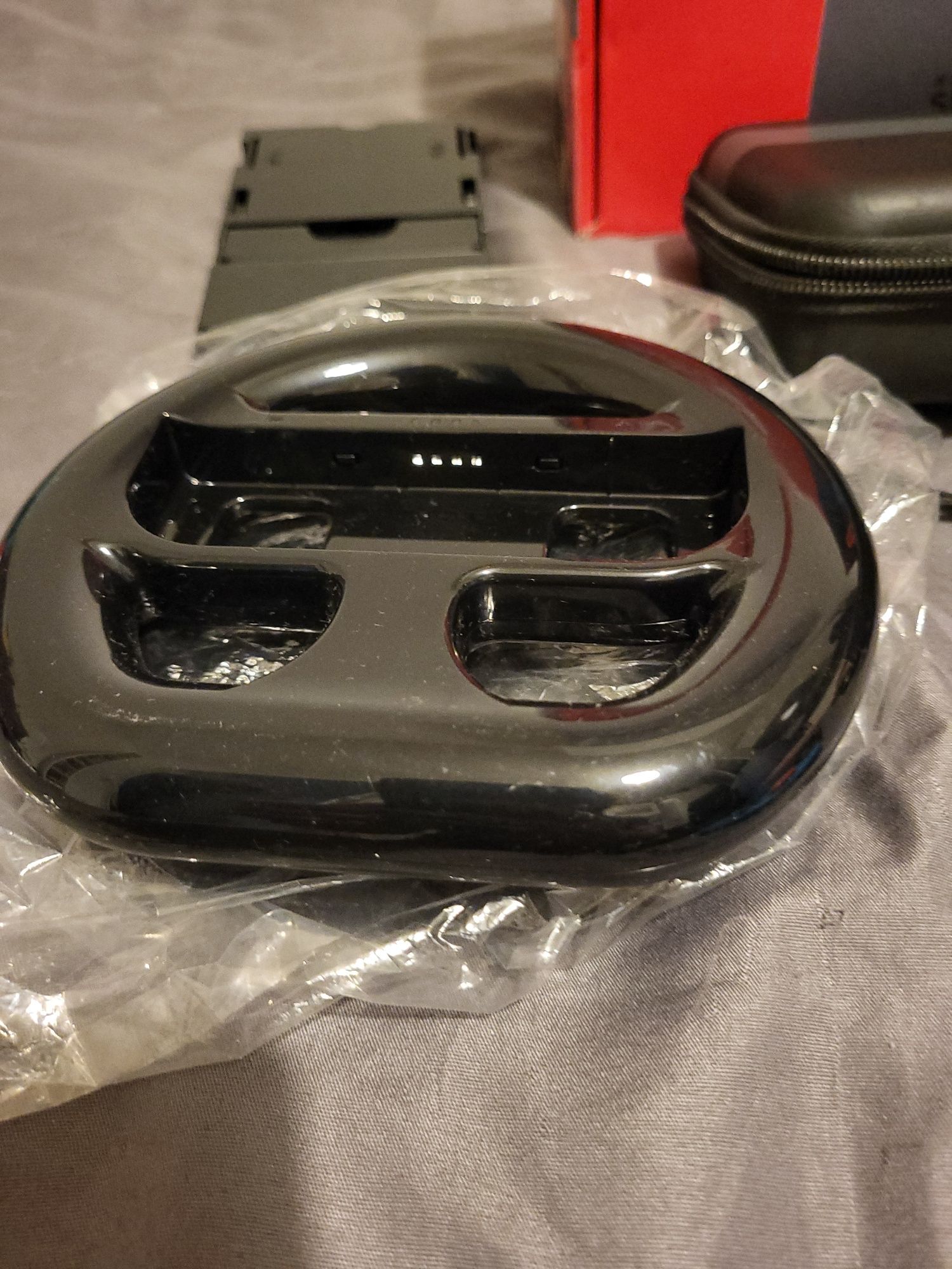 Nintendo Switch com acessórios