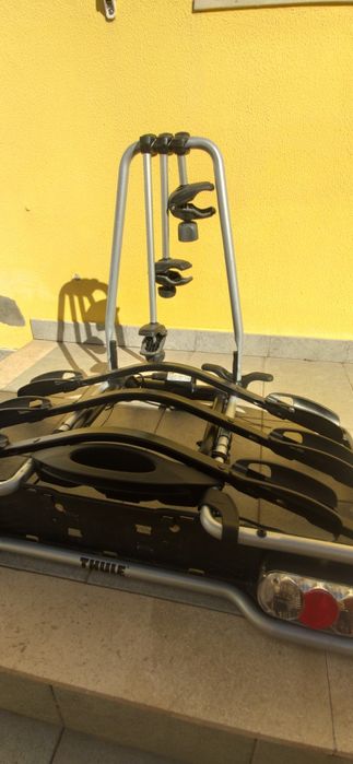Suporte de 3 bicicletas para bola reboque