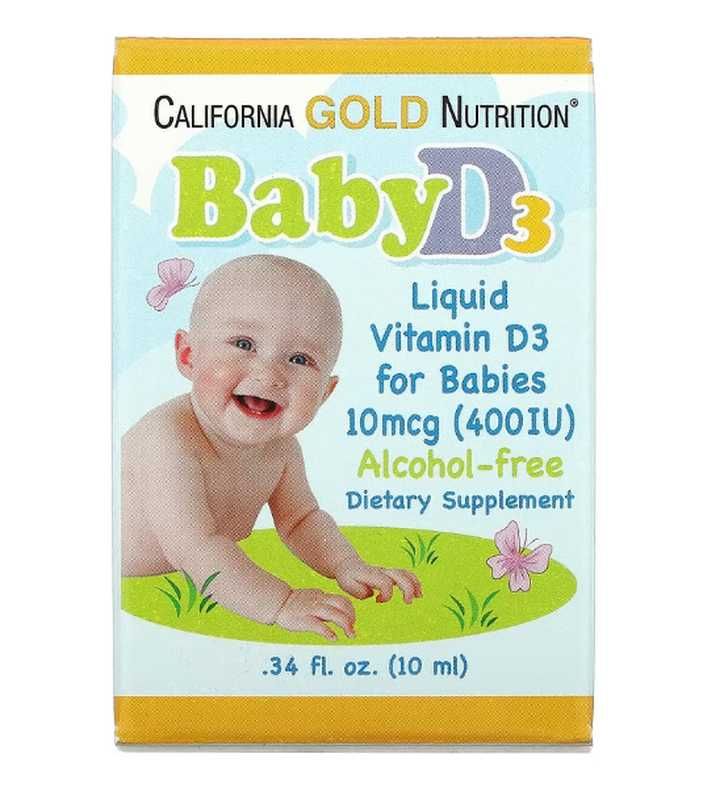 California gold nutrition, вітамін d3 у рідкій формі для дітей