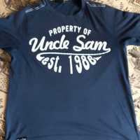 Фирменная футболка "Uncle Sam",XL, в отличном состоянии, привезли из Г