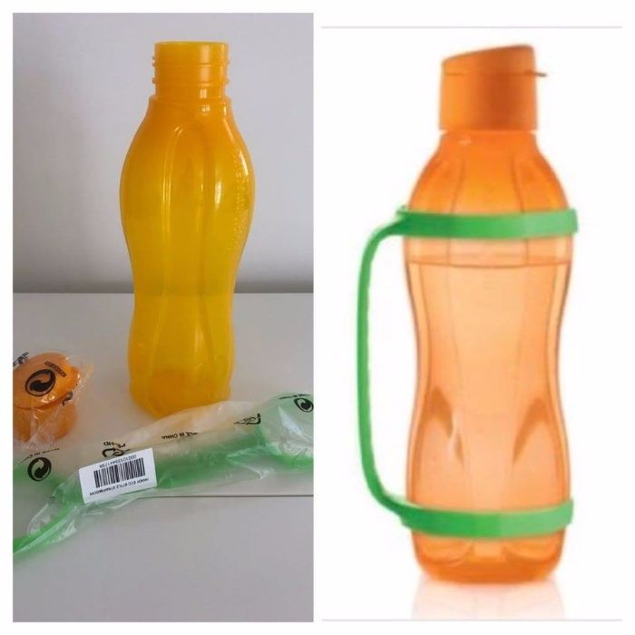 Garrafa Laranja 750 ml + Pega Tupperware - Super Preço