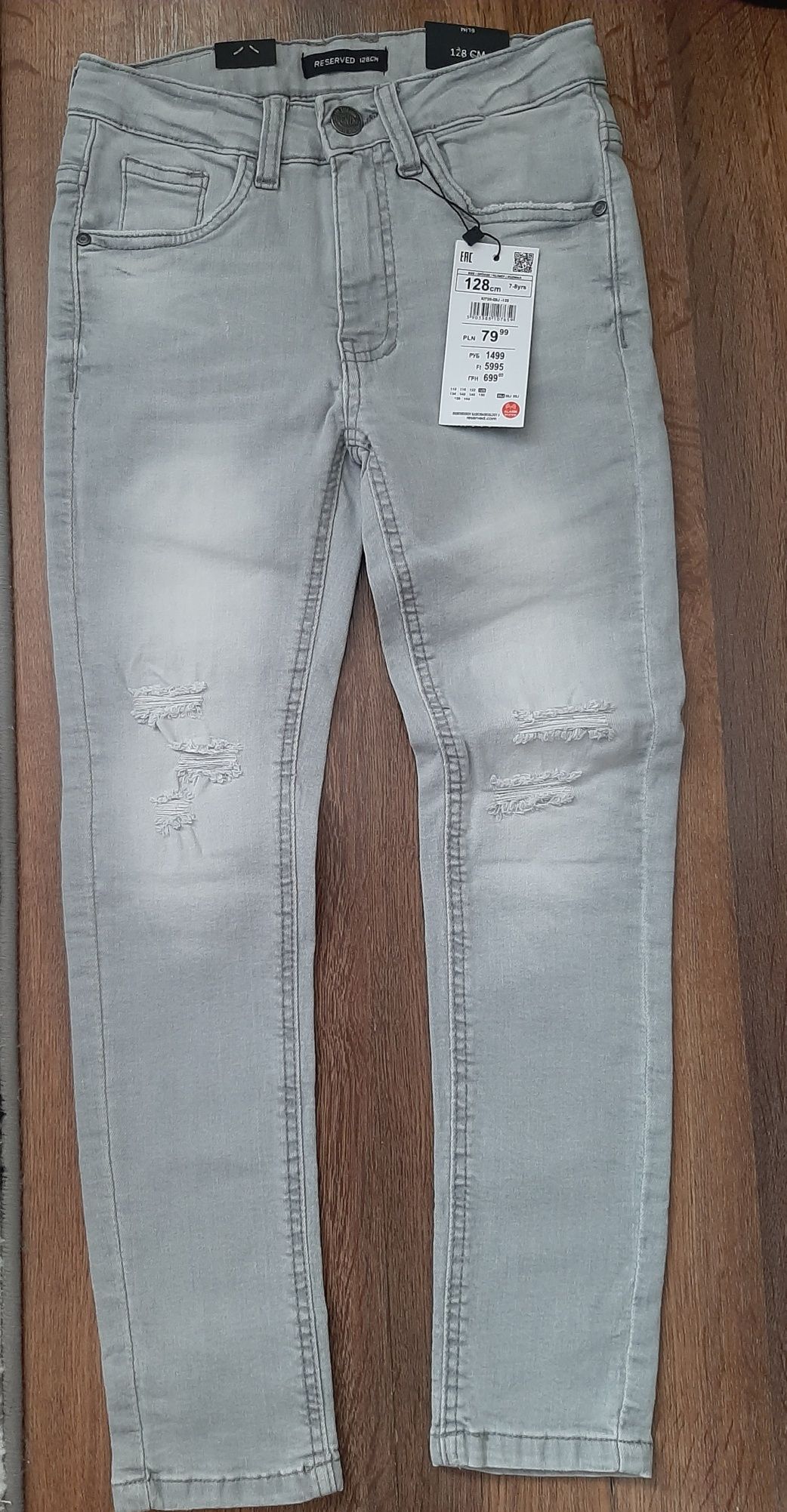 Nowe jeansy Zara 128