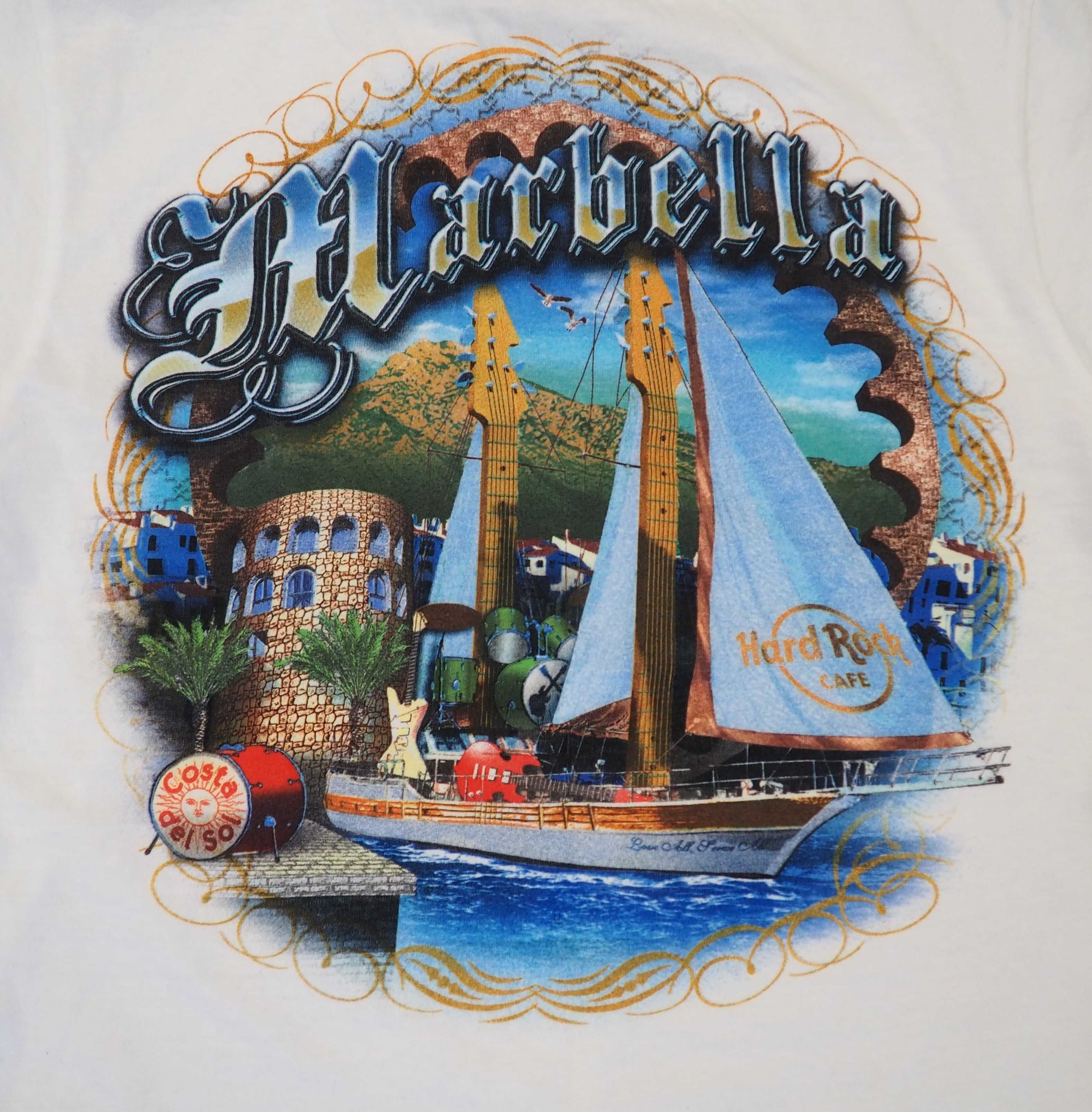 Hard Rock Cafe_ Marbella_ t-shirt męski/damski_rozmiar S