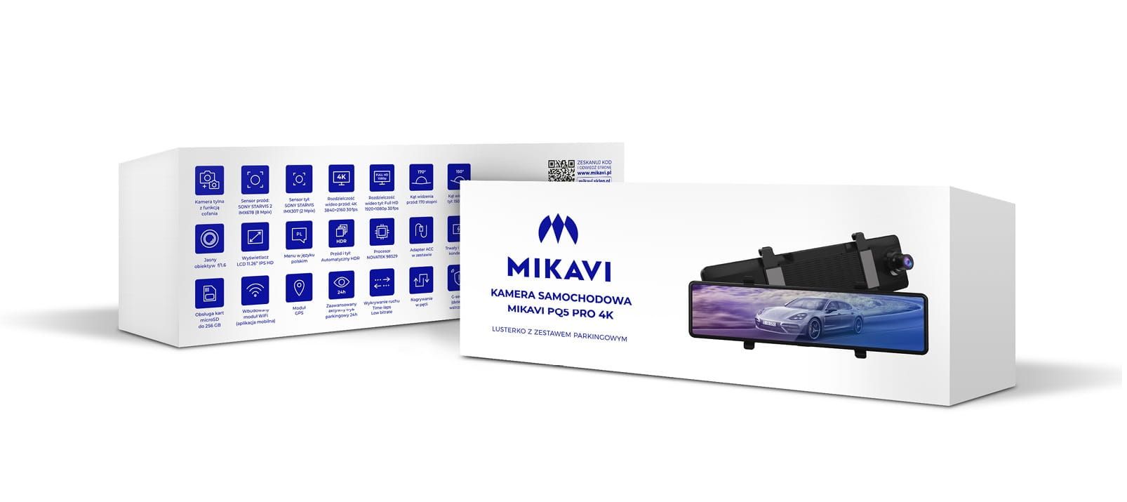 MIKAVI PQ5 PRO 4K  - Kamera samochodowa
