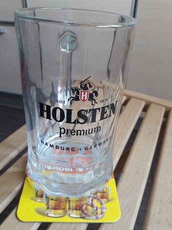 Пивная кружка с ручкой 0.5 л Holsten Premium