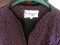 Żakiet damski w kolorze śliwkowym, rozmiar 38, Gloria Collection