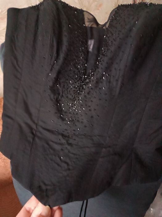 Корсет чорний вечірній 48-50р