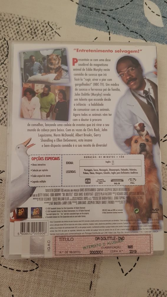 DVD DR Dolittle.