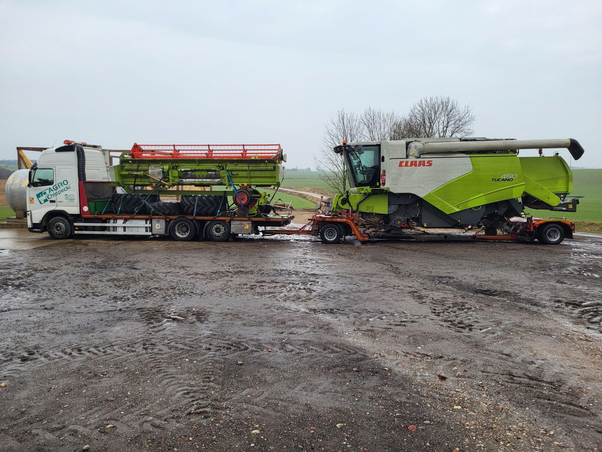 Transport claas tucano, avero 240, 160, 320,340,420,430,440,450,570