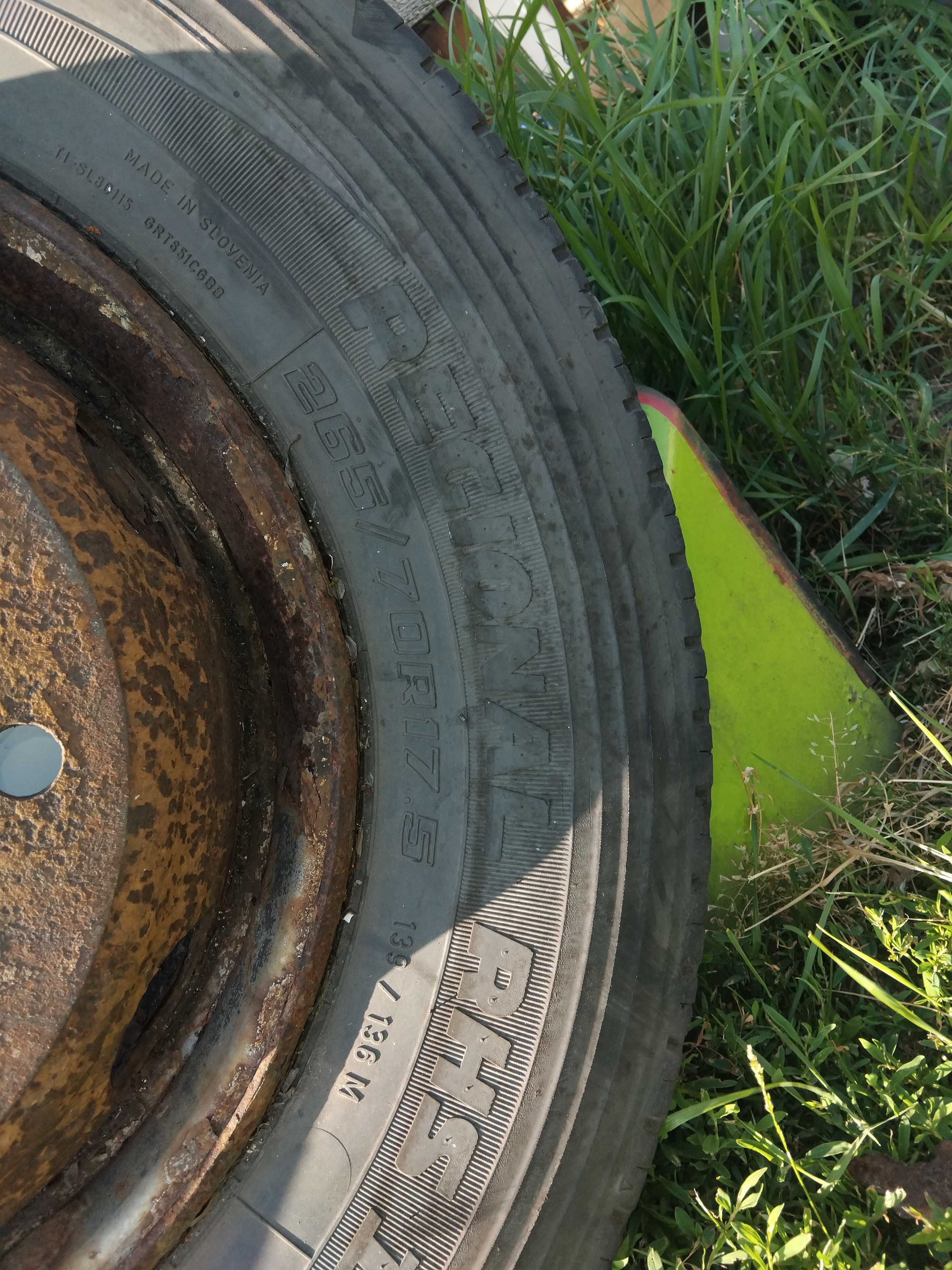 Koło zapas 245/70 265/70 R17.5 opona ciężarowa