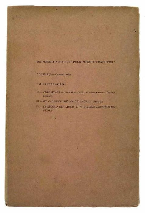 A balada do amor e da morte do Alferes Cristovão Rilke,Rainer M. Rilke