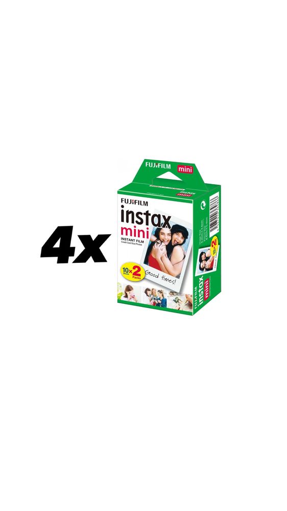 4x Filmy Fujifilm do Instax Mini 20 szt.
