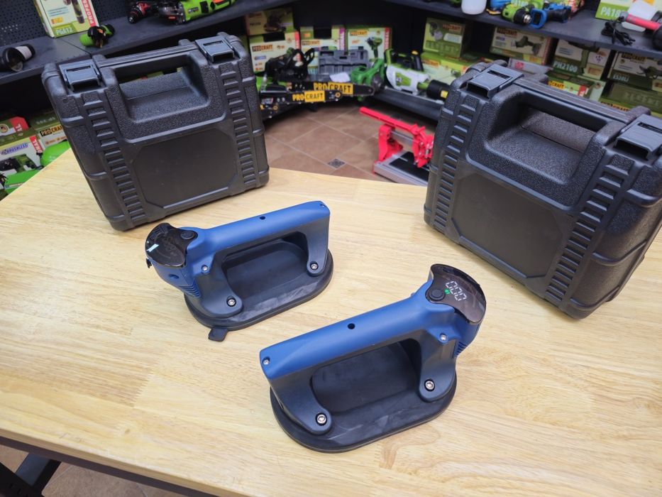 Присоска Овальна Професійна Razor VPE-1912 Автопідкачка 200кг+ Кейс