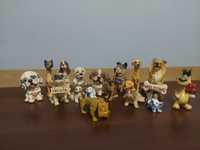 Figurki, kolekcja porcelanowe pieski, psy zabawki.