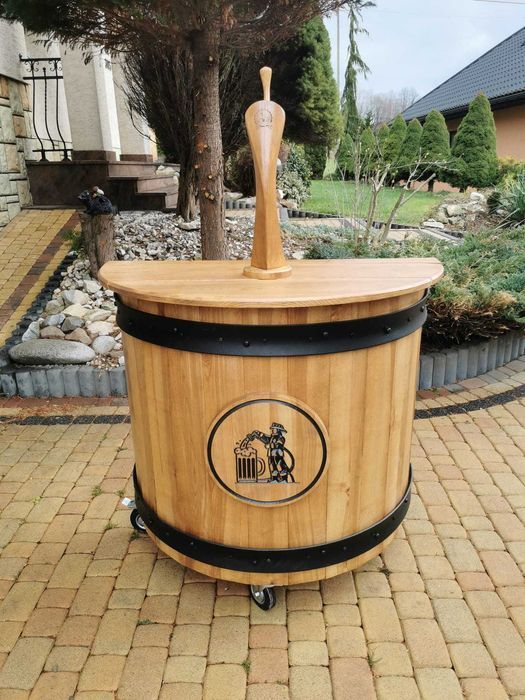 Mobilny rollbar piwo z kija nalewak do piwa bar drewniany komplet