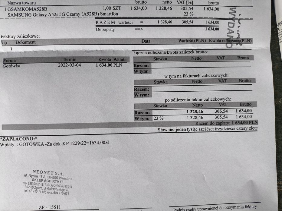 Telefon Samsung A52s5G