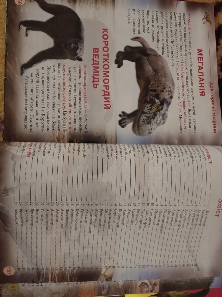 Книга Динозаври та інші давні тварини