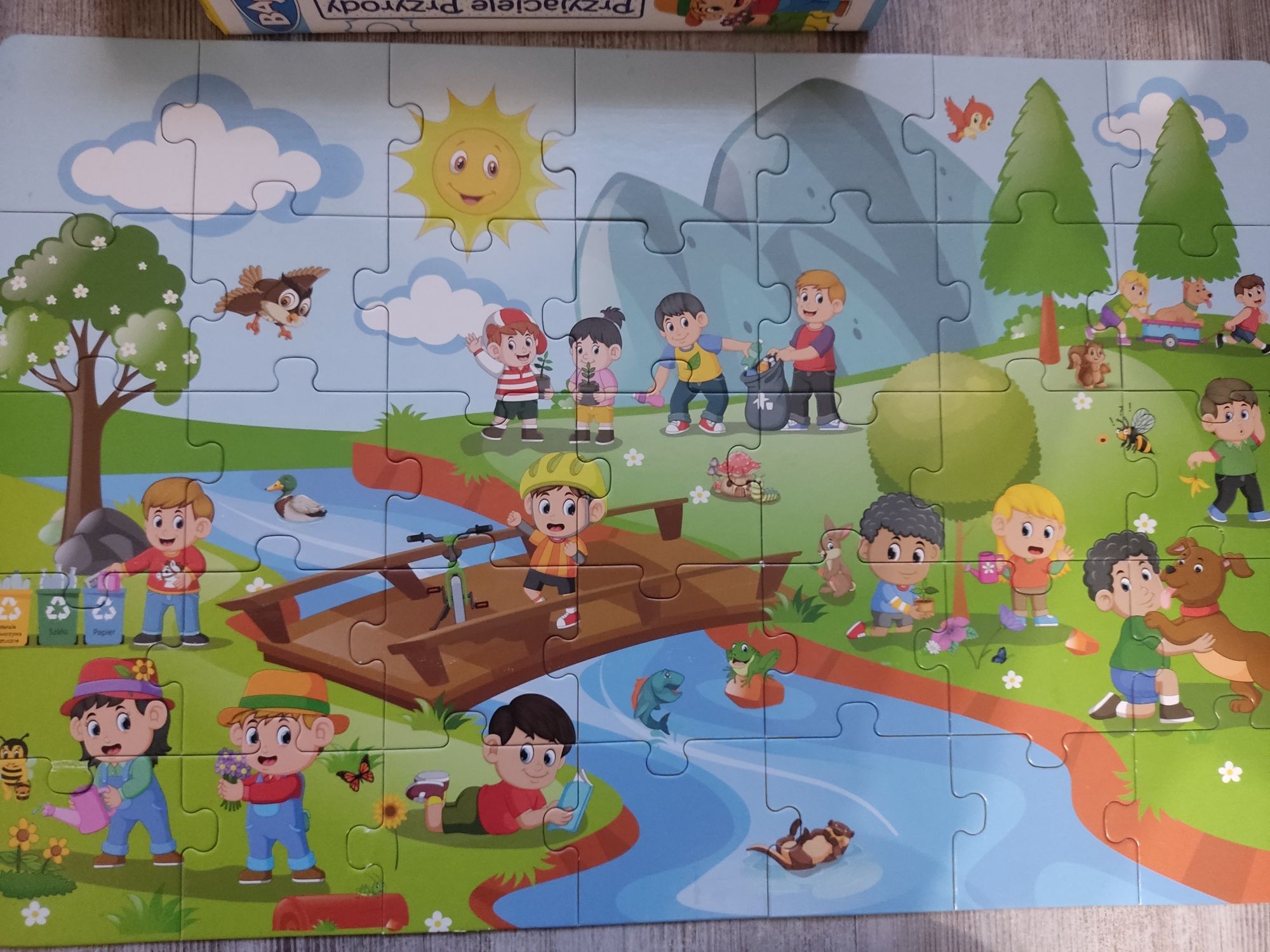 Puzzle 35 elementów idealny stan