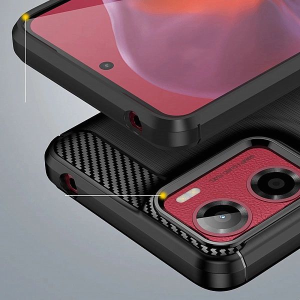 Tech-Protect Tpucarbon Motorola Moto G05 / E15 Black
