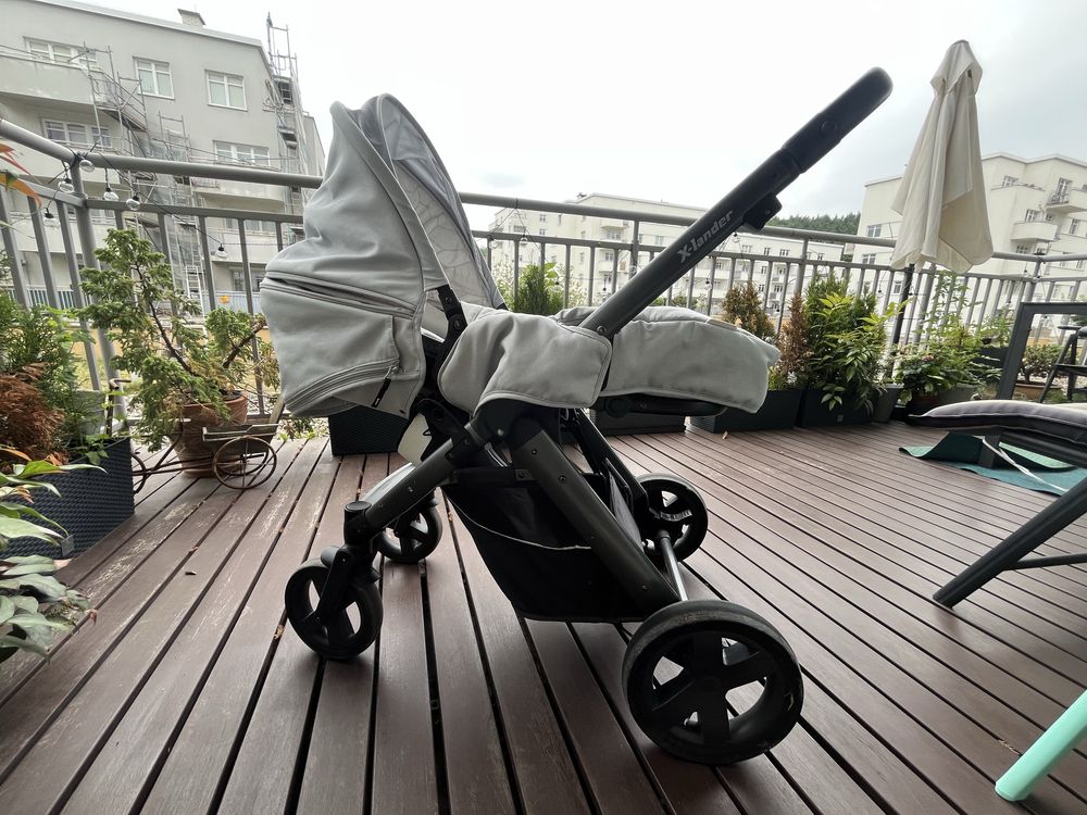 Wózek dziecięcy X-Lander 2w1 – gondola x-pram i spacerówka x-pulse