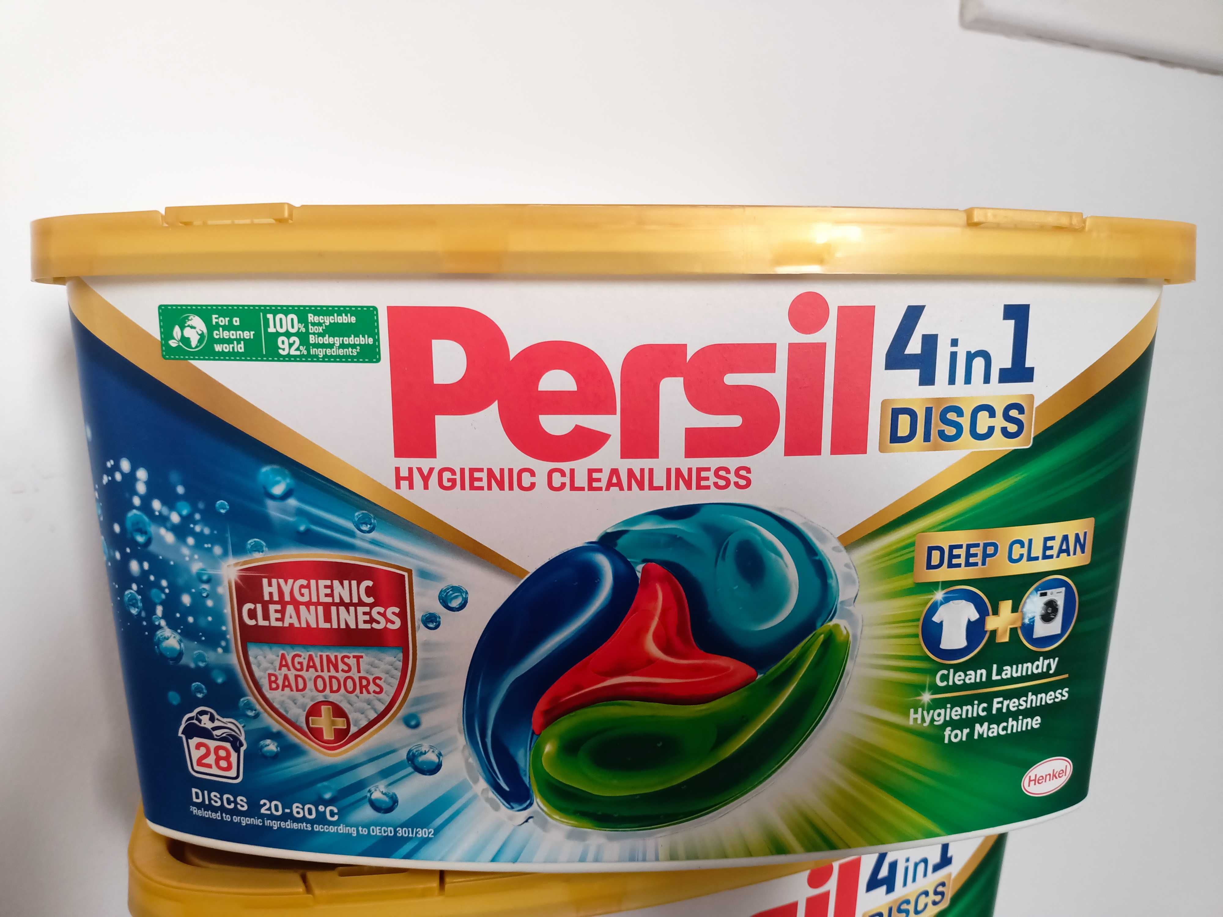 Persil Hygienic Cleanliness 4в1,з технологією нейтралізац.запахів,28шт