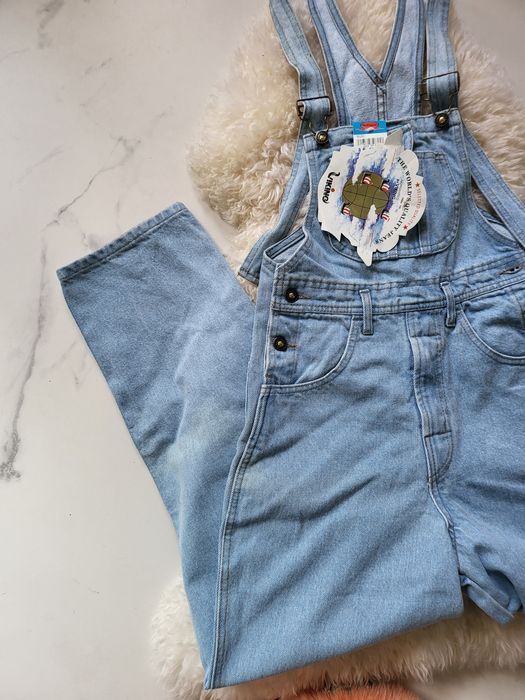 Premium Wysokiej Jakosci Ogrodniczki Rozm S Gruby Jeans