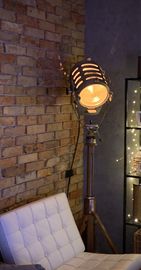Lampa stojąca podłogowa vintage Loft Industrial Prl Glamour Boho