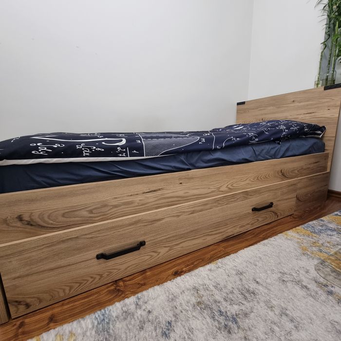 Łóżko z szufladą Lara BRW 90x200