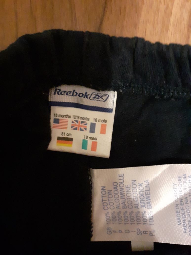 Dres chłopięcy bluza dresowa spodnie dresowe Reebok