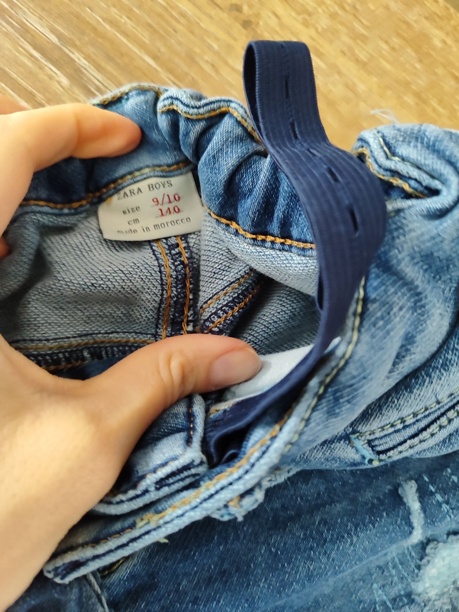 Zestaw spodnie jeans dres CR7,zara