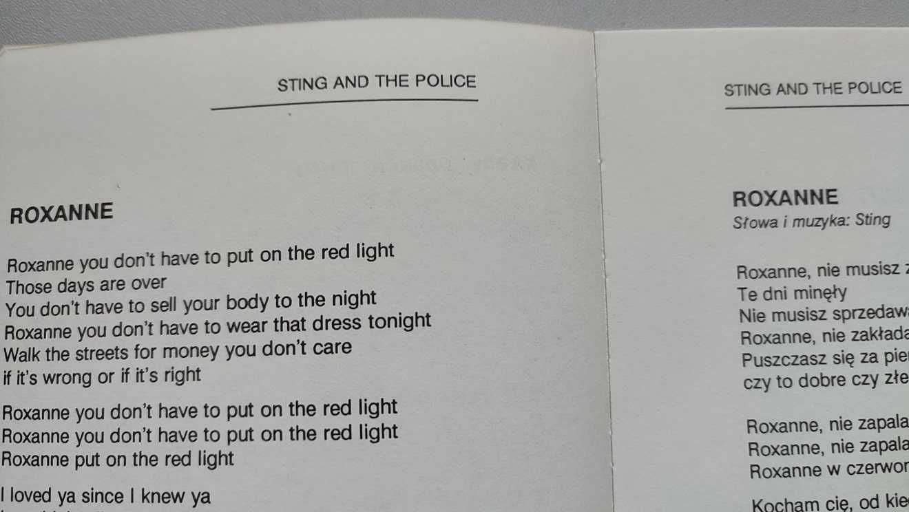 Sting - teksty i nuty piosenek