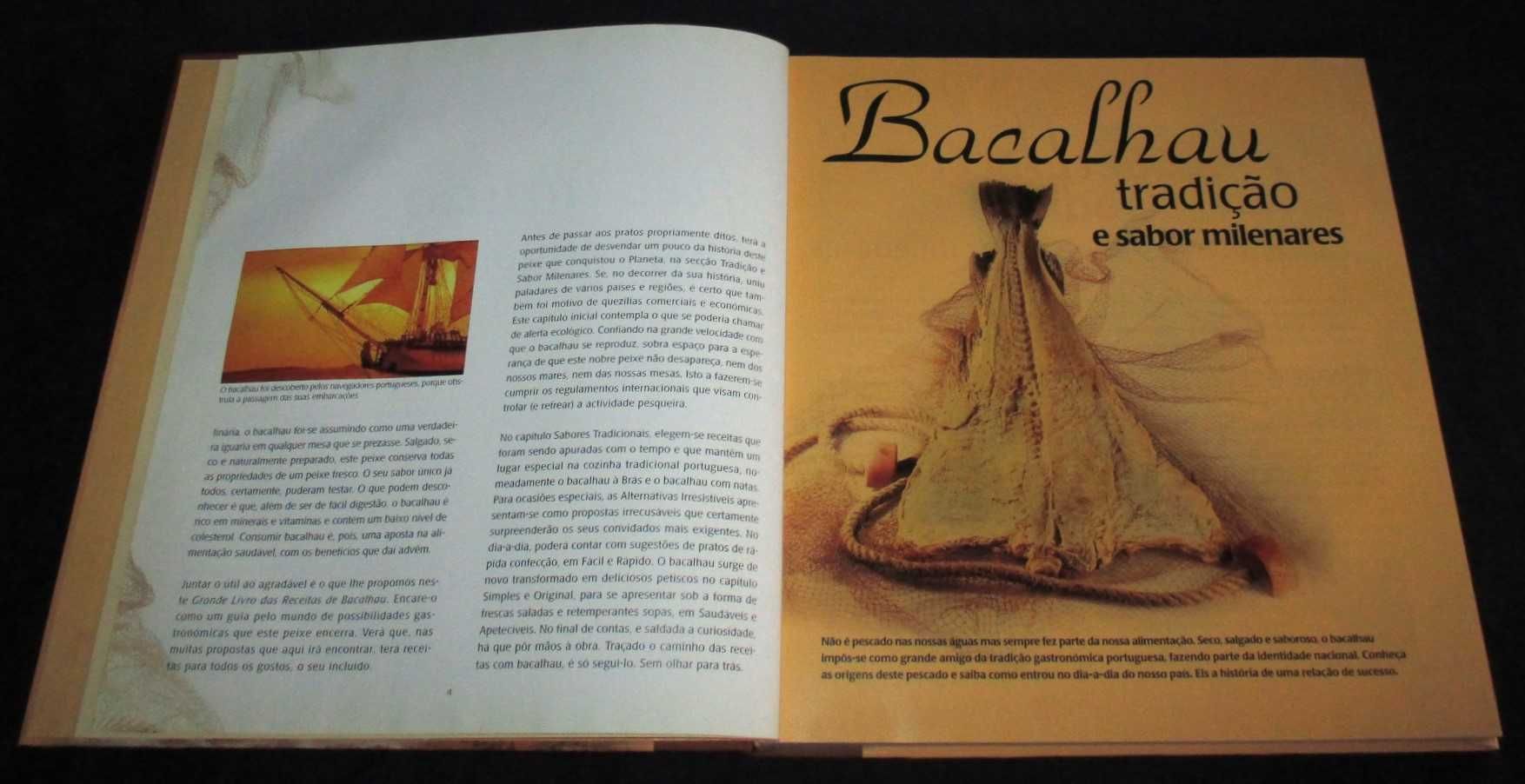 Livro O Grande Livro das Receitas de Bacalhau