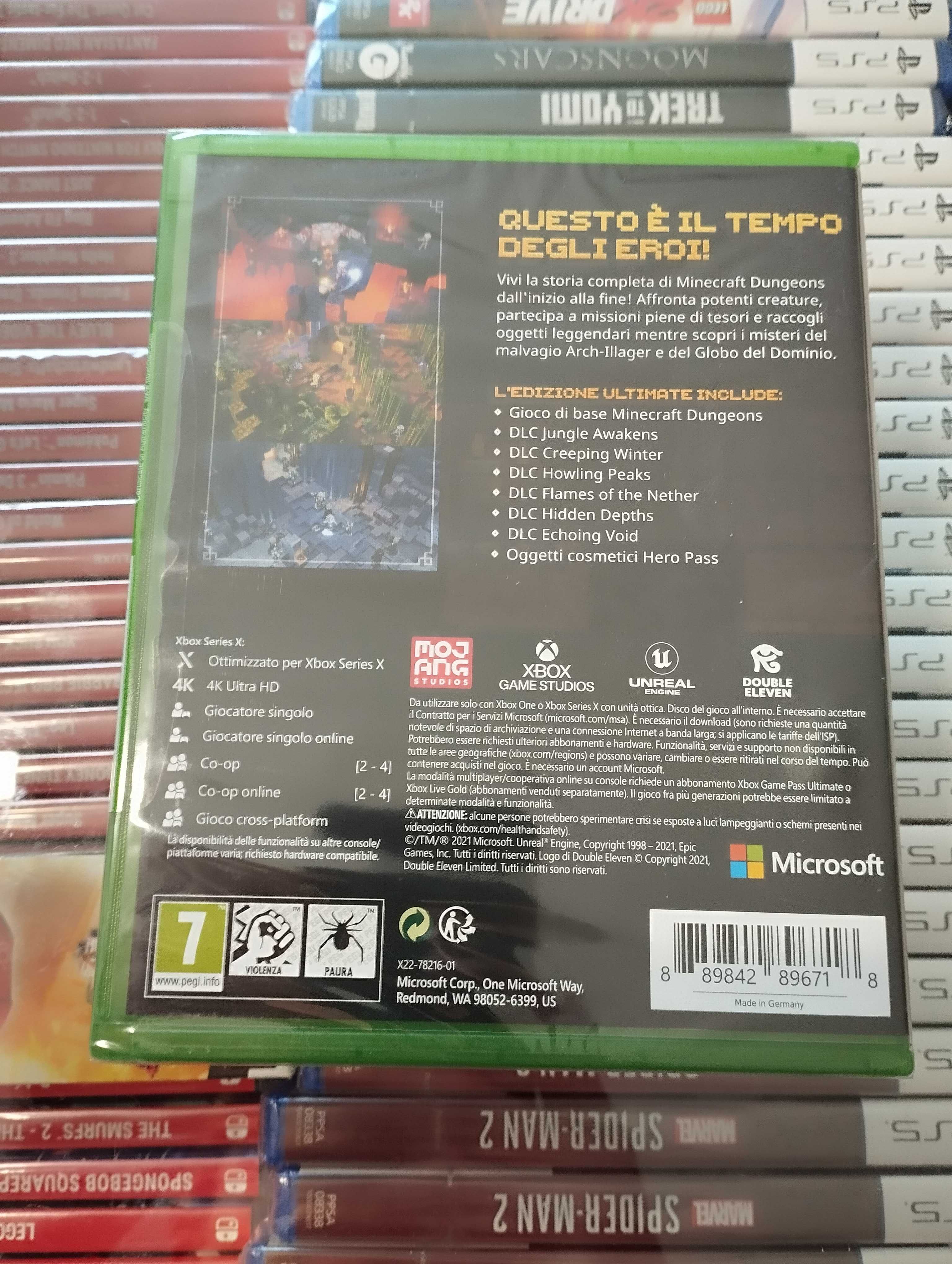 Minecraft: Dungeons: Ultimate Edition [XSX][XBOX ONE] PL, nowa