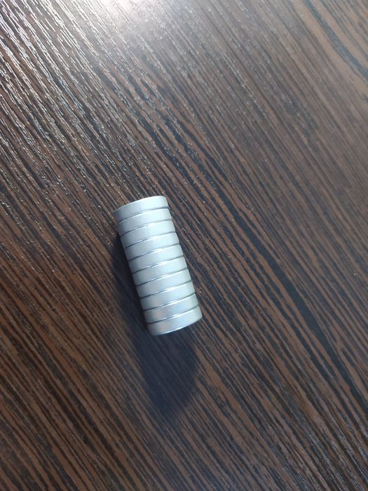 Магніт неодимовий 15х4 мм N42 3 кг