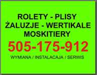 ROLETY PLISY ŻALUZJE Wertikale Moskitiery Siatki na Wymiar POLECAM