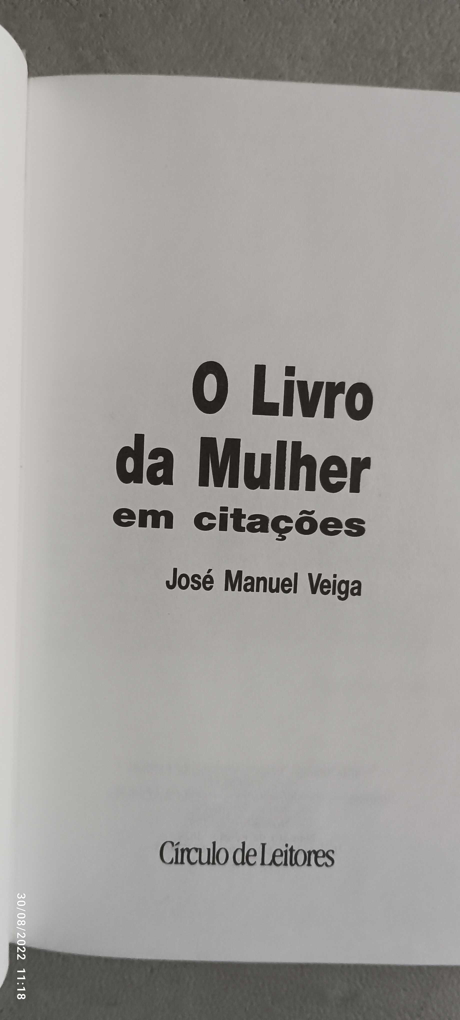 Livro Pa-1 - José Manuel Veiga - O livro da Mulher em citações