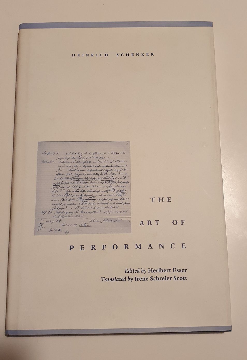 The art of performance Heinrich Schenker