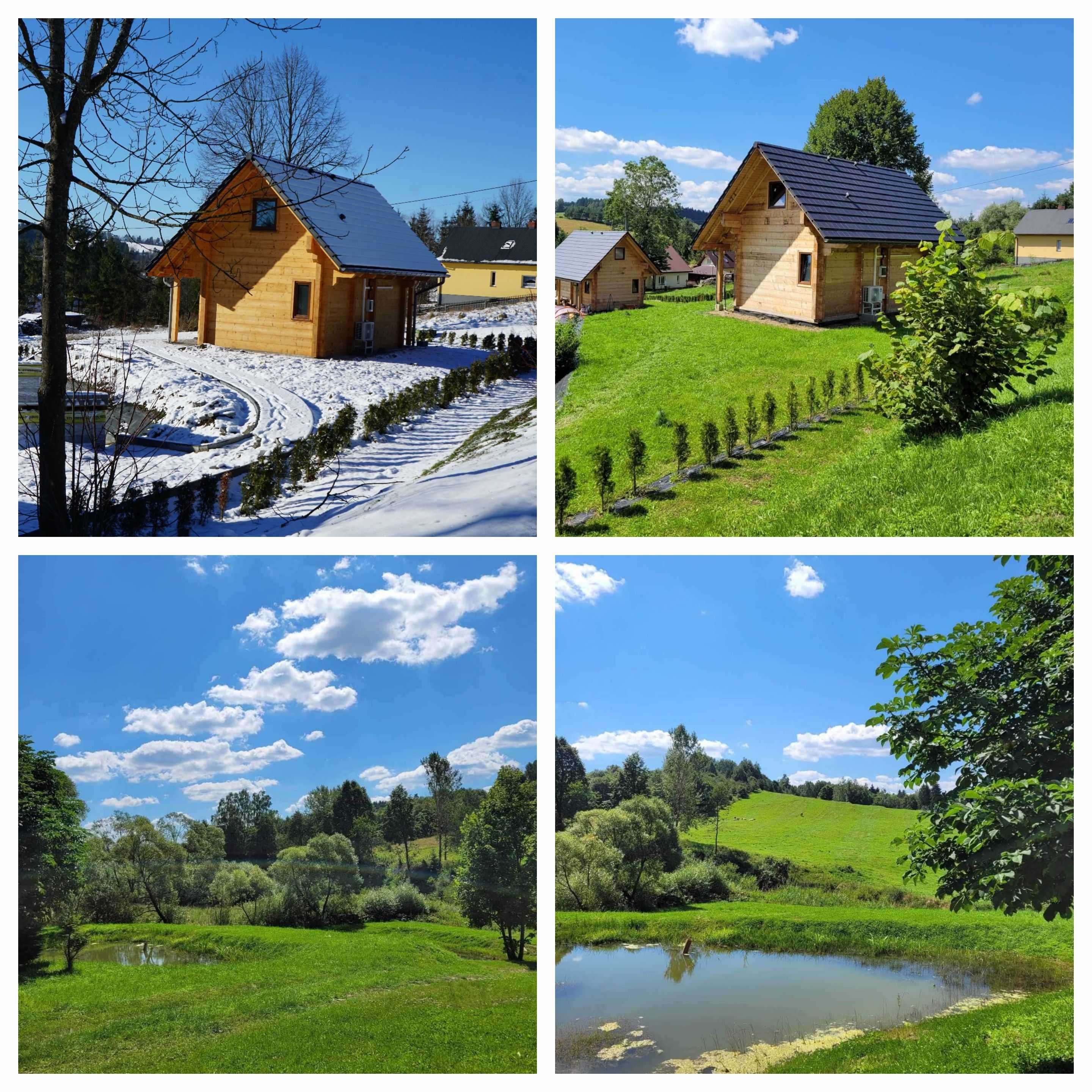 Bieszczady - NOWE CAŁOROCZNE DOMKI Z BALA 350zł/doba