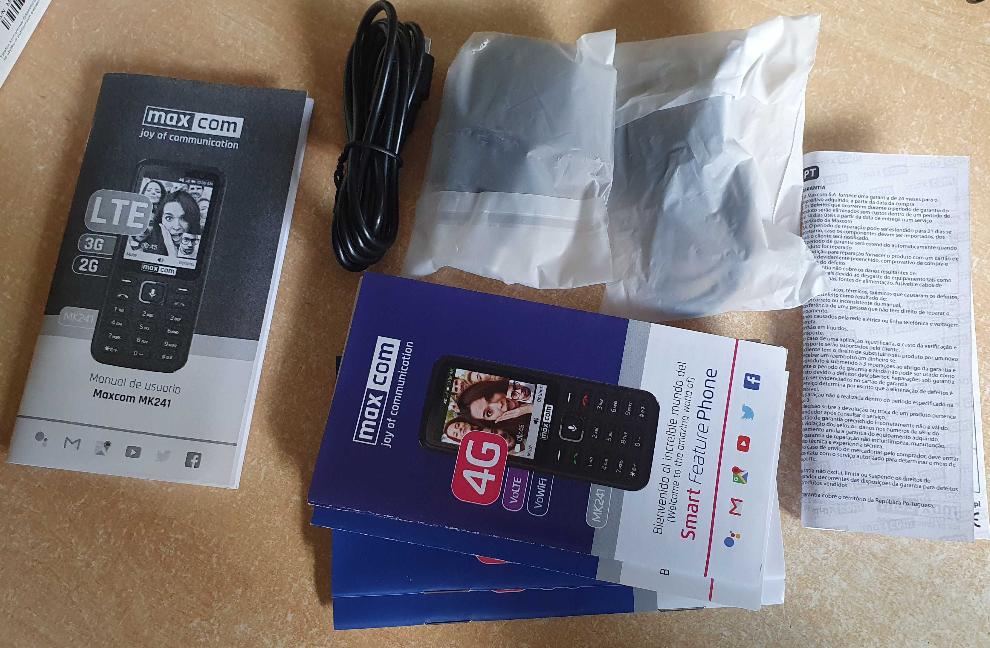 Telemovel feature phone kaios 4G maxcom mk241 como novo !!