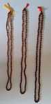 Japamalas Colares em sementes de rudraksha